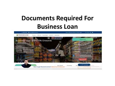 Documents Required For Business Loan | PPT