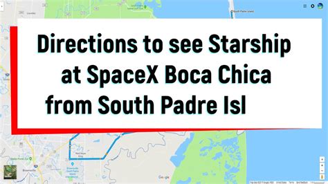 Boca Chica Spacex Map