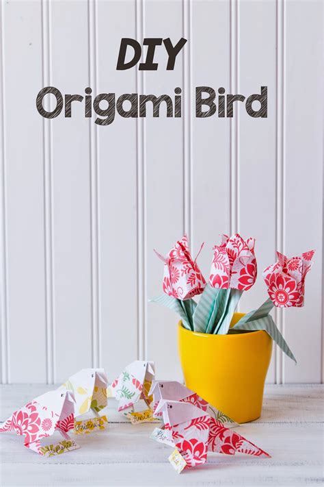 How to Make an origami paper bird | Handmade PaPer FloweRs by Maria Noble