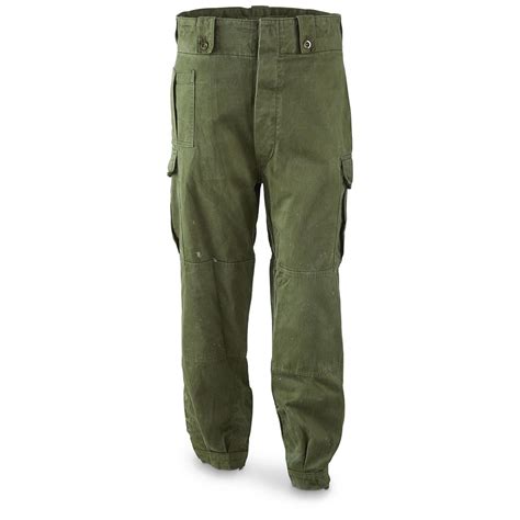 Belgian Military Surplus Combat Pants, Used - 663101, Military ...