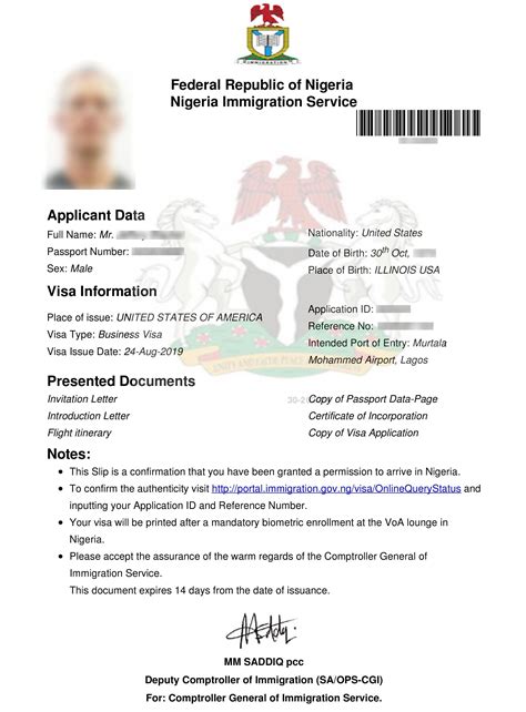 nigeria-visa-on-arrival-approval-letter – TravelVisa.ng