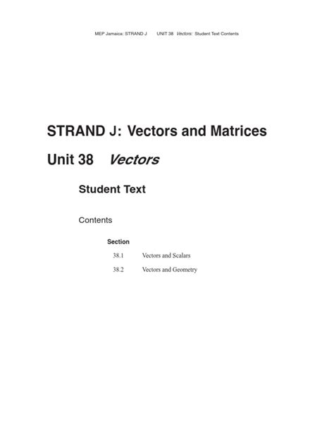 Vectors and Matrices | PDF | Euclidean Vector | Linear Algebra