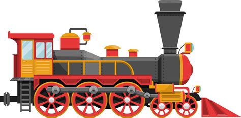 vintage zug auf eisenbahn clipart design illustration 9342543 PNG