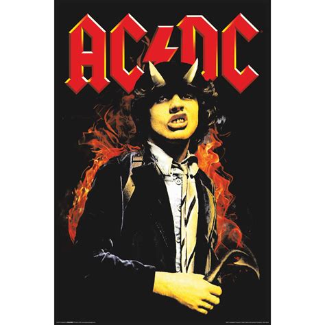 AC/DC Angus Highway to Hell Blacklight Poster | Shop the AC/DC Official Store