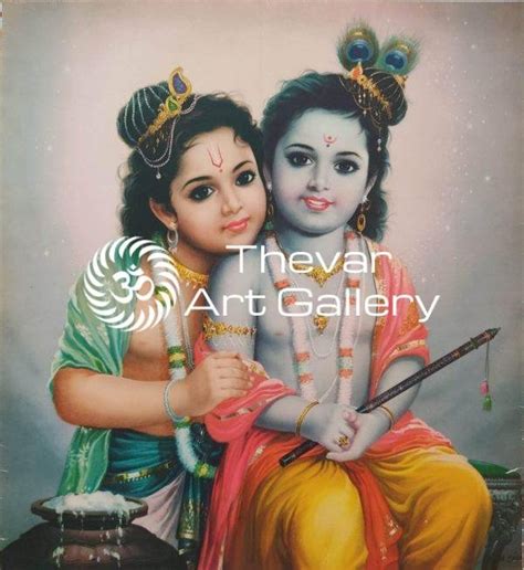 Buy Vintage art at low price in online: Krishna - Thevar Art Gallery