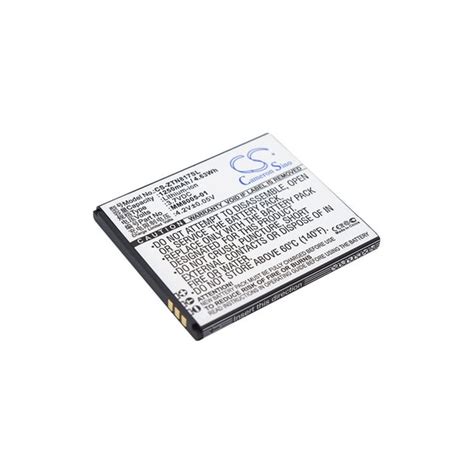 Replacement Battery for ZTE 3.7v 1250mAh / 4.63Wh Mobile, SmartPhone ...