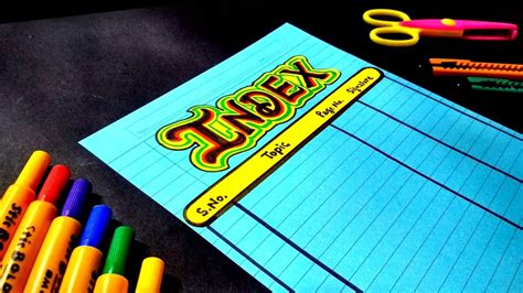 How To Make Index Table In Ms Word - Design Talk