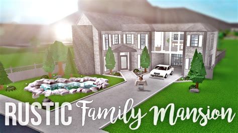 Bloxburg: Rustic Family Mansion 130K - YouTube