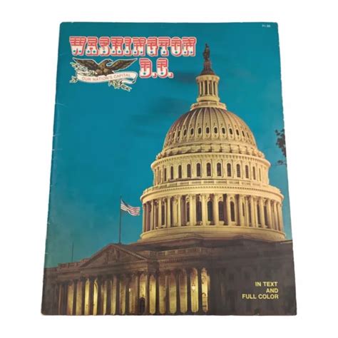 VTG 1970S WASHINGTON DC Nations Capital Travel Brochure Visitor Guide Full Color £9.46 - PicClick UK
