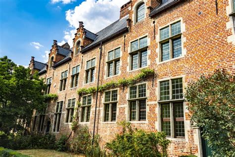 Historical Architecture of Great Beguinage of Leuven, Belgium Stock ...