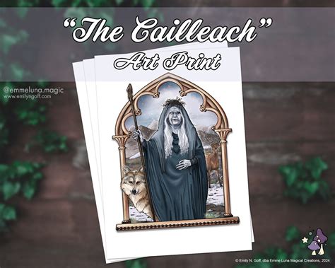 The Cailleach, Goddess Series Art Print - Etsy