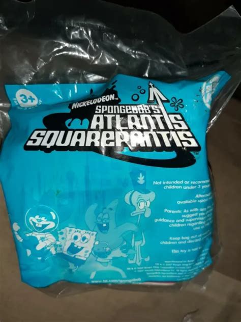 BURGER KING SPONGEBOB Squarepants Atlantis Squarepantis Kids Meal Toys ...