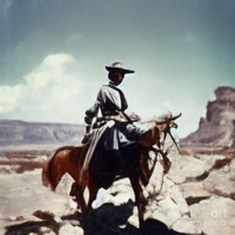 Vintage Cowboy Photograph 2 Digital Art by John Lyes - Pixels