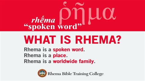 Rhema Bible Church's Weekly Service | Sunday 10am | Rhema Bible Church