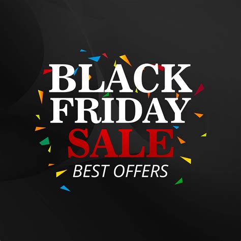 Black friday sale poster design vector illustration 258897 Vector Art ...