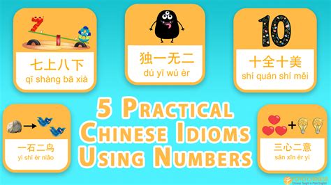 5 Most Practical Chinese Idioms with NUMBERS