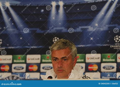 Jose Mourinho of Chelsea - Press Conference Editorial Image - Image of ...