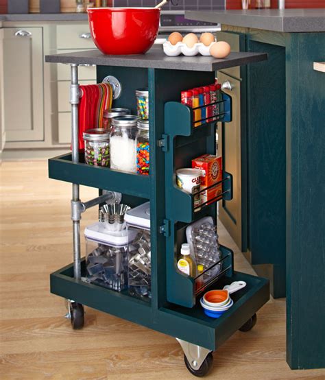 BRIGHT HOME: {weekend project} kitchen storage cart ** {uradi sam ...