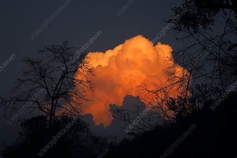 Monsoon storm clouds - Stock Image - E120/0669 - Science Photo Library