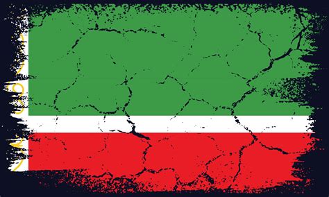 Flat Design Grunge Chechen Republic Flag Background 30522105 Vector Art at Vecteezy