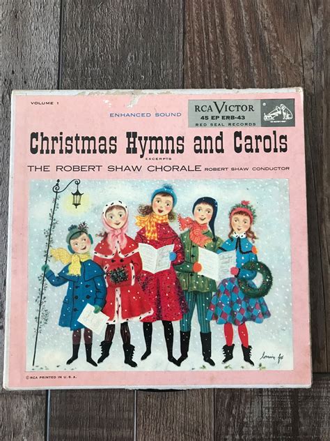 Christmas Hymns and Carols Volume 1 45 EP Record - Etsy UK