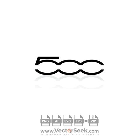FIAT 500 2007 Logo Vector - (.Ai .PNG .SVG .EPS Free Download)