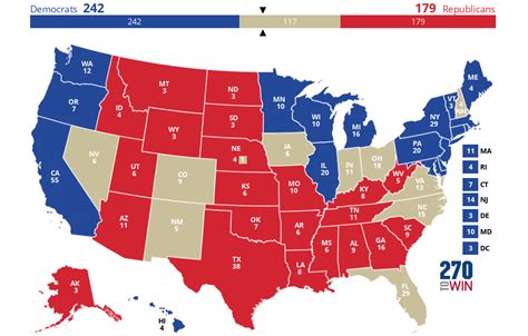 Map Of Democratic And Republican States - Living Room Design 2020