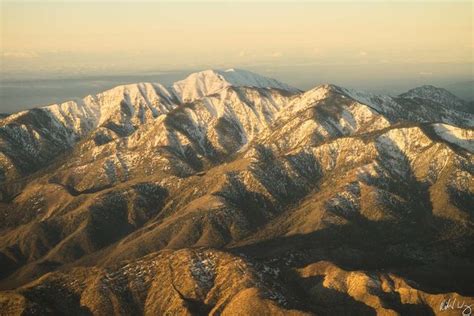 Aerial Over San Gabriel Mountains | Angeles National Forest, California ...