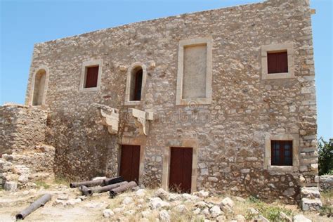 Venetian Fortress Fortezza in Rethymno on Crete, Greece Stock Photo - Image of antique, rethymno ...