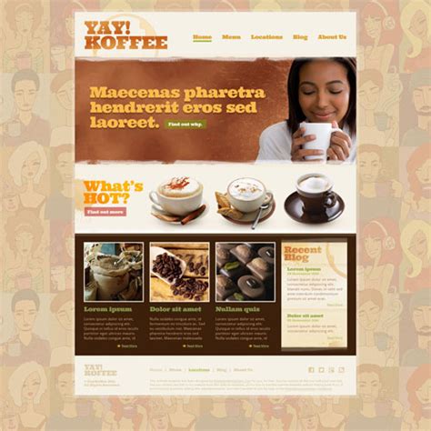 Coffee Shop Web Template | Free Website Templates