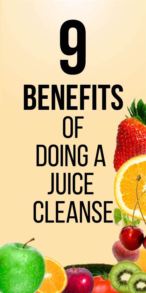 9 Benefits of Doing a Juice Cleanse | Juice cleanse, Juice cleanse ...