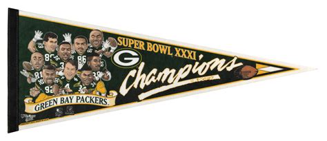 Lot Detail - 1990s Green Bay Packers Pennant - Lot of 8