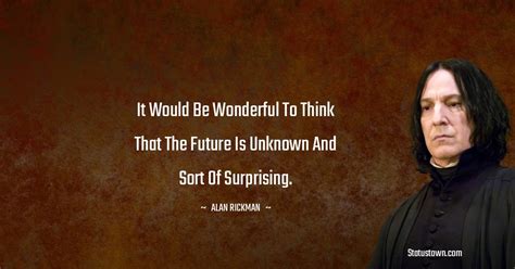 30+ Best Alan Rickman Quotes