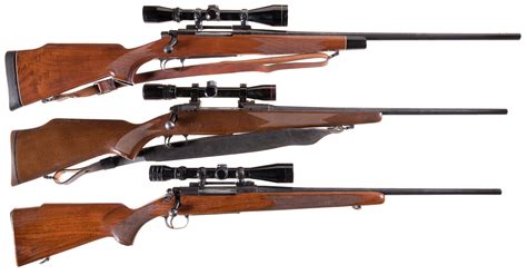 Three Scoped Bolt Action Rifles | Rock Island Auction