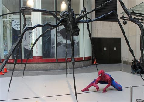 Spider Sculpture On Display At Rockefeller Plaza - Business Insider