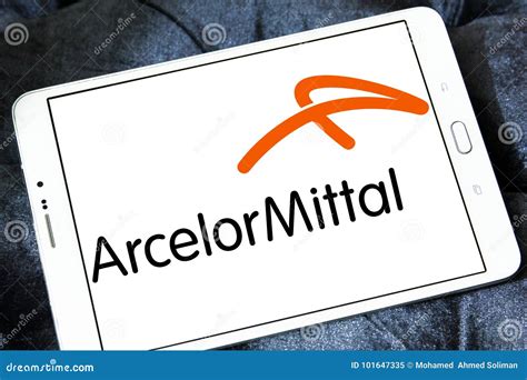 ArcelorMittal Steel Manufacturing Company Logo Editorial Image - Image ...