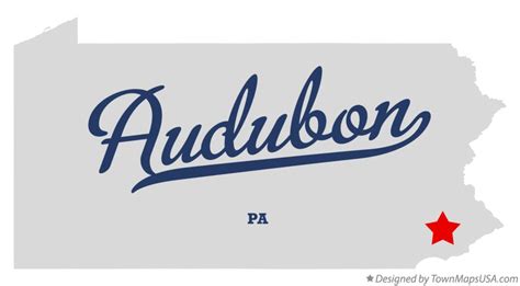 Map of Audubon, PA, Pennsylvania