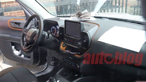 Spy photos reveal 2021 Ford Bronco Sport interior