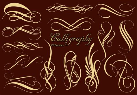 Fonts Calligraphy Brushes In Photoshop