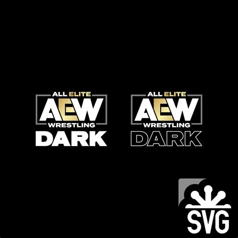 AEW Dark Logo SVG by DarkVoidPictures on DeviantArt