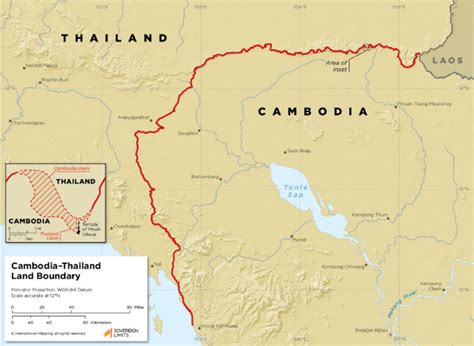 Cambodia–Thailand land boundary | Sovereign Limits