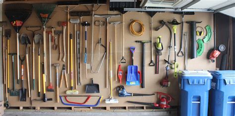 Garage Organization: it's tough to beat pegboard | Garage wall ...