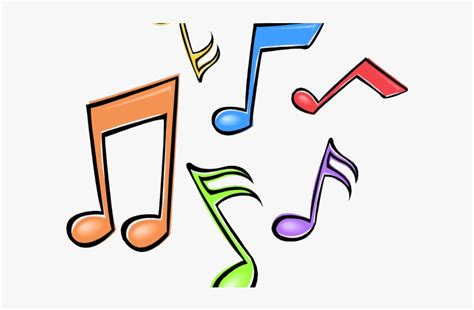 Note Music Clipart Colorful Notes Transparent Png - Color Music Notes ...