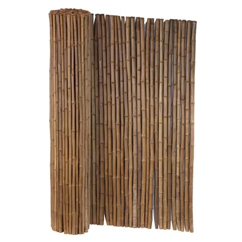 Cali Bamboo 8-ft x 6-ft Carbonized Bamboo Fencing Rolled Fencing at ...