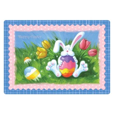 Seasonal Occasions Placemats Easter #1: Printed Paper Placemats