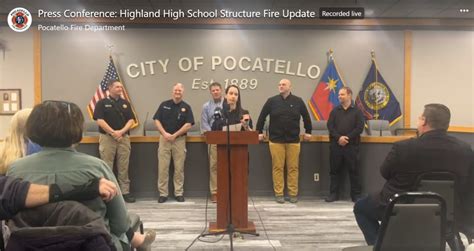 Press Conference: Highland High School Structure Fire Update | News Details