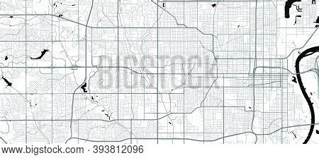 Urban City Map Omaha Vector & Photo (Free Trial) | Bigstock