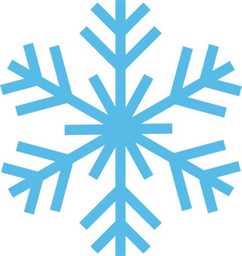 Snowflake Icon Transparent #168186 - Free Icons Library