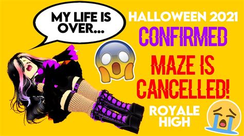 Roblox Royale High Halloween Maze 2021 Cancelled Confirmed by Developer Launce | NO MAZE this ...