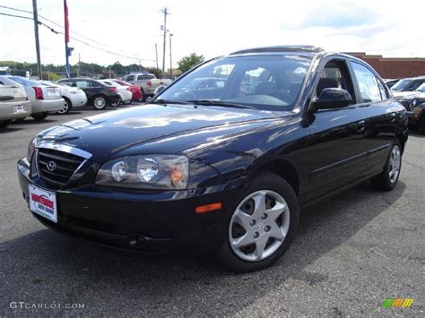 2005 Moonlit Blue Hyundai Elantra GLS Sedan #32177596 | GTCarLot.com - Car Color Galleries